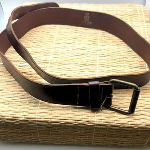 H & M Made in Sweden leather belt 39-40” like new